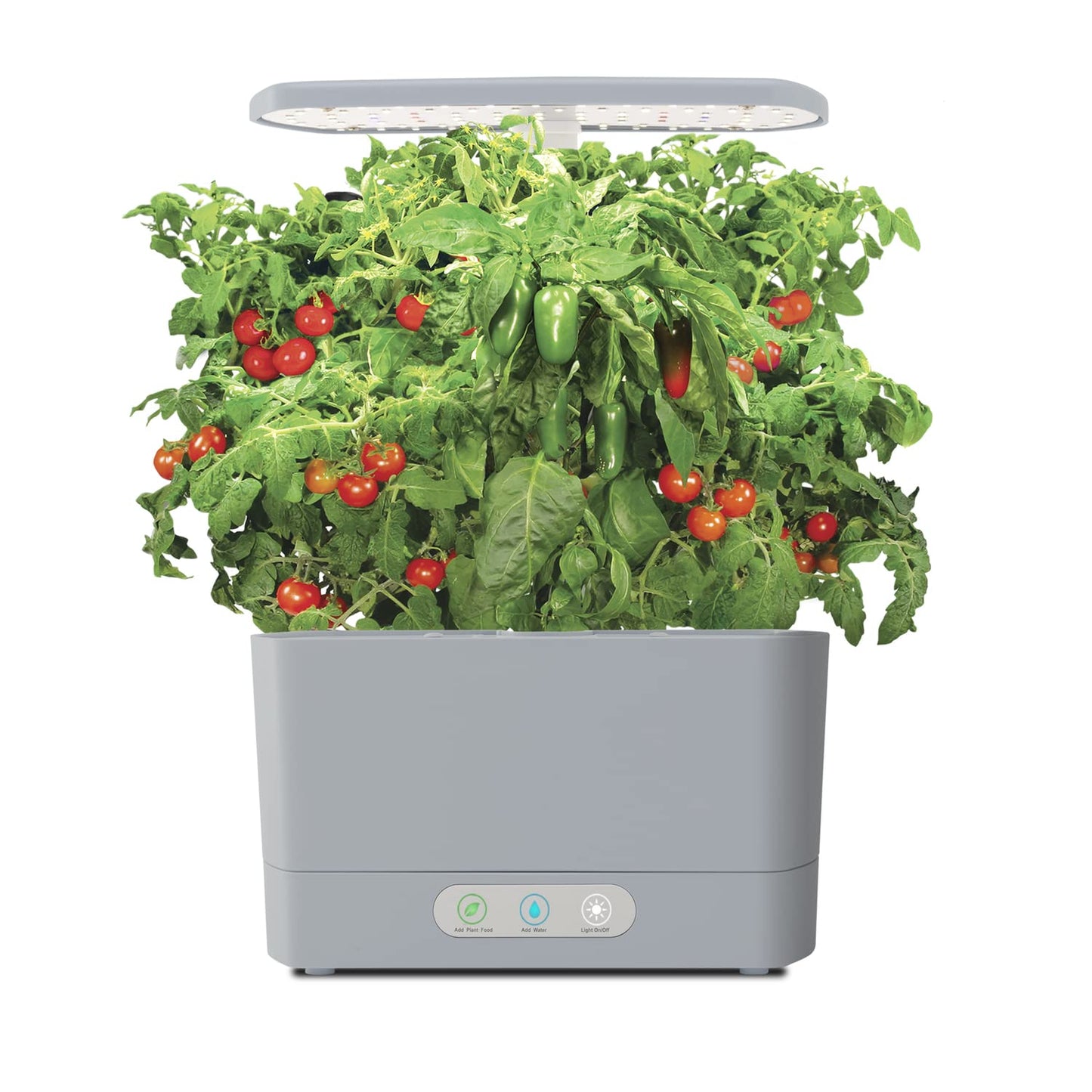 AeroGarden Harvest - Indoor Garden with LED Grow Light, Cool Gray