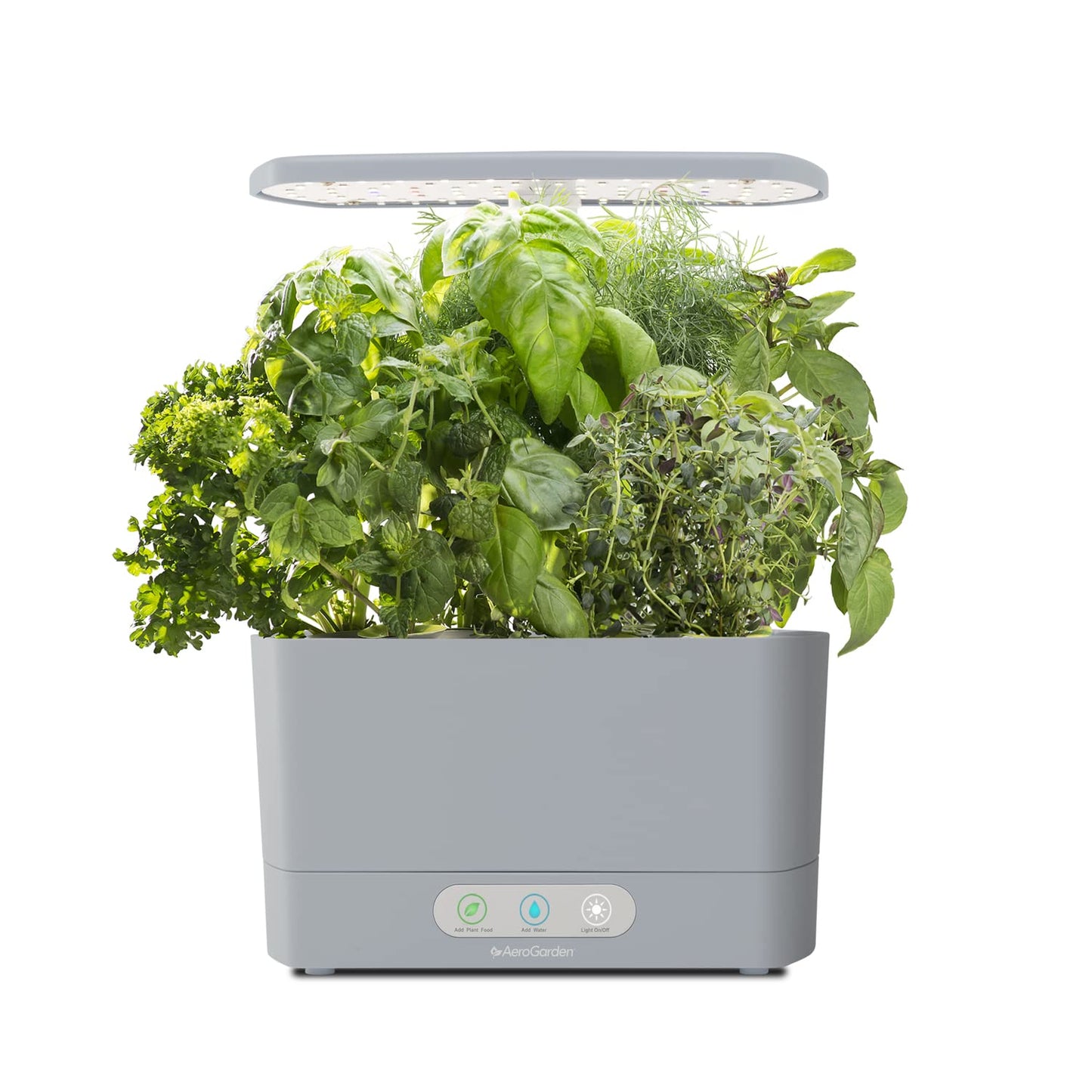 AeroGarden Harvest - Indoor Garden with LED Grow Light, Cool Gray