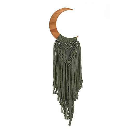 Macrame Wall Hanging Boho Moon Crescent Decor